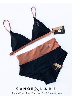 NWT Canoe Lake Paddle On Collection Bikini Set